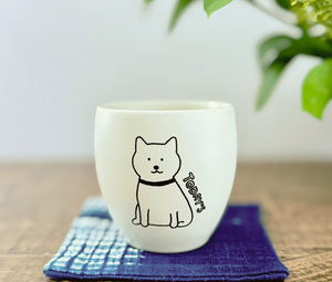 39 Arita Double Wall Cup – Kyoto Dog Edition