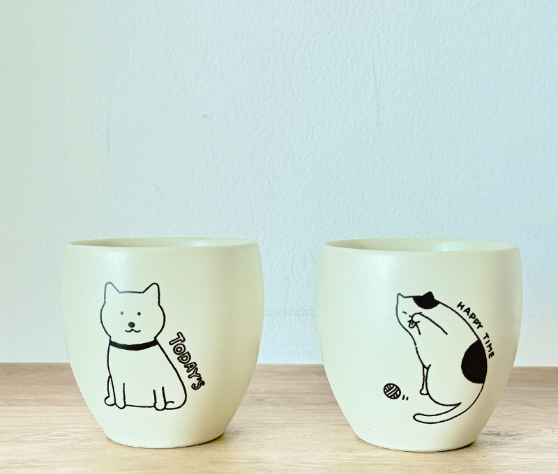 39 Arita Double Wall Cup – Kyoto Dog Edition