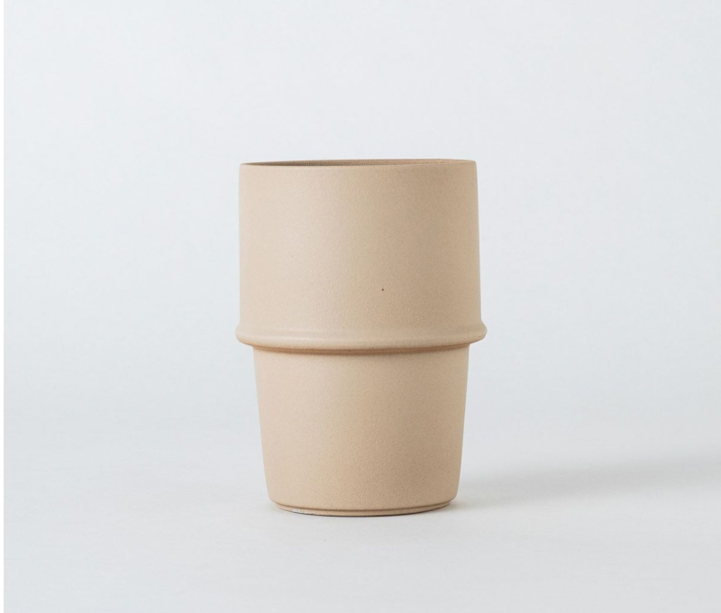 Modern Shigaraki Tumbler – 250ml, Beige