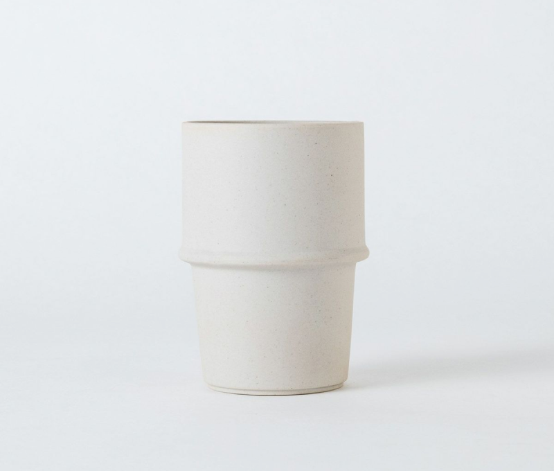 Modern Shigaraki Tumbler – 250ml, White