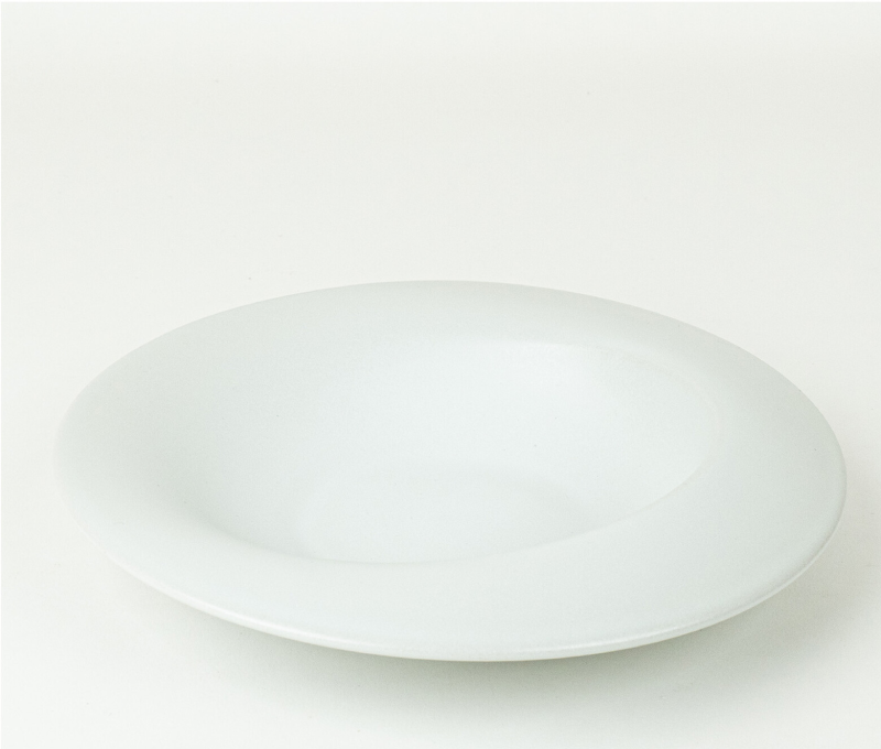 Scoop White Plate (M) | Modern Design