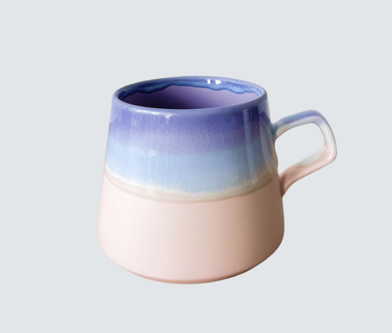 Pastel Jelly Mug – Hydrangea (Purple) | Mino Ware