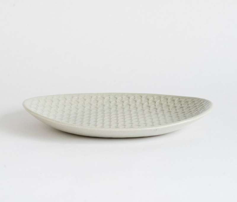 Sun and Moon  Harmony Serving Plate White (Large)