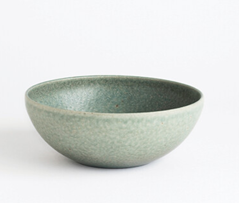 Soft Celadon Bowl (L) – Shigaraki Ware