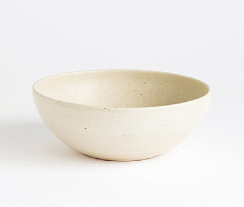 Ecru Bowl (L) – Shigaraki Ware