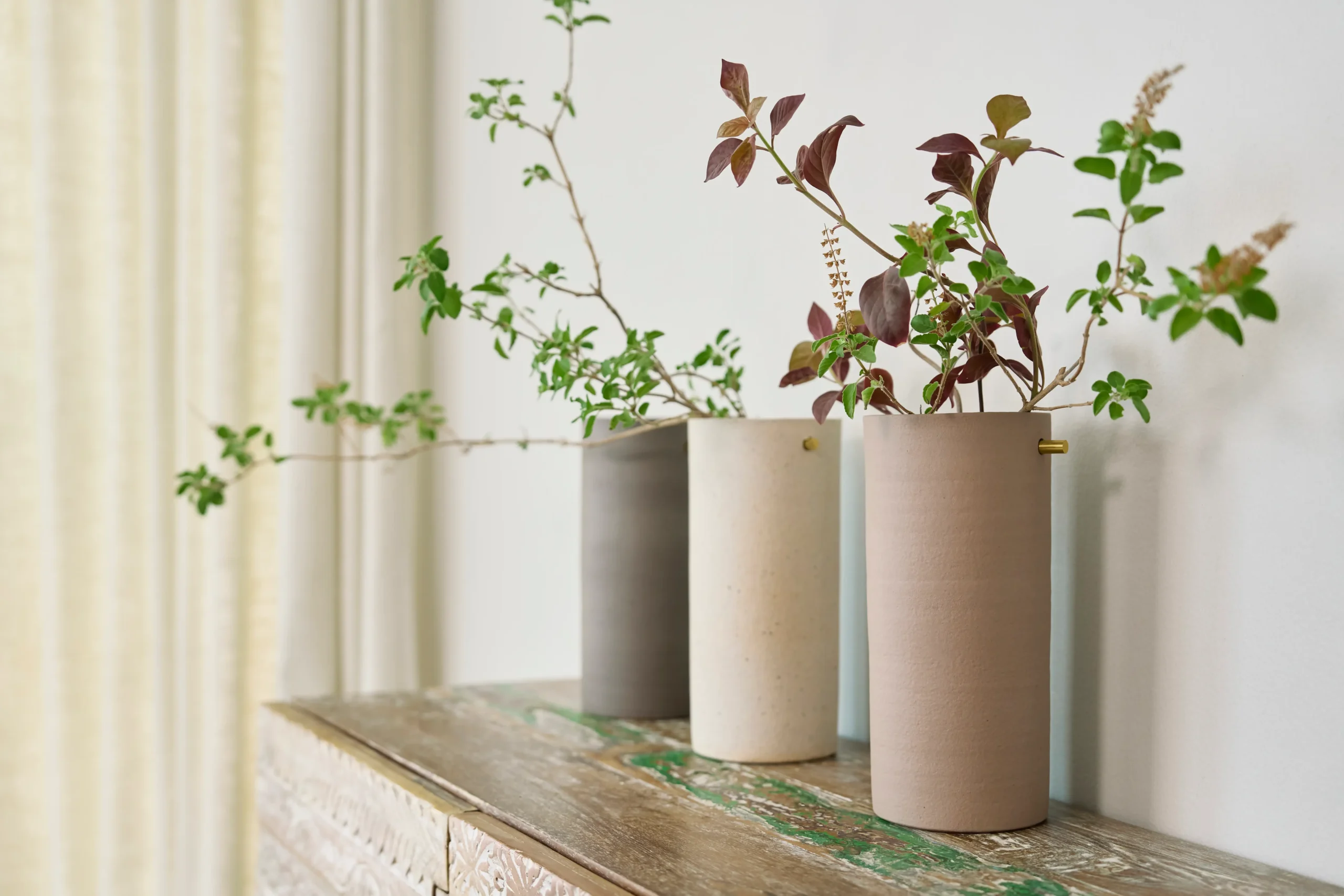 Shigaraki Vases, Meizan Kiln, Shiga